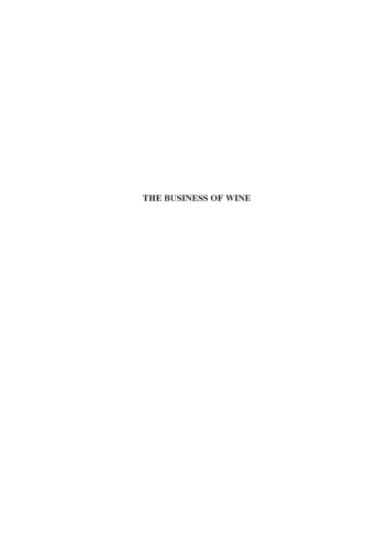 The Business of Wine