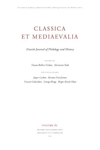 Classica et Mediaevalia : Danish Journal of Philology and History