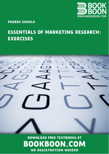 Marketing Research Exercises