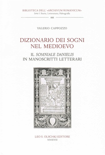 Dizionario dei sogni nel Medioevo. Il Somnialis Danielis