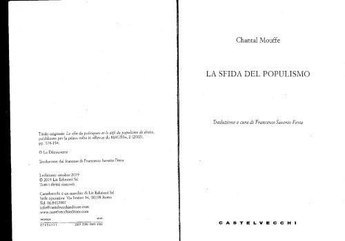 La sfida del populismo