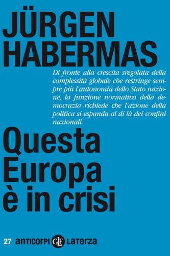 Questa Europa è in crisi