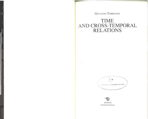 Time & Cross-Temporal Relations