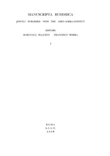 Sanskrit Texts from Giuseppe Tucci’ s Collection