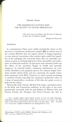 The marvelous fungus : Reishi - Lingzhi, Ganoderma sichuanense reishi- Ganoderma lingzhi and the Taoism Secret of Divine Immortals