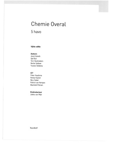 Chemie Overal 5havo
