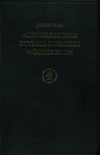 Altnordisches etymologisches Wörterbuch