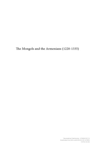 The Mongols and the Armenians (1220-1335)