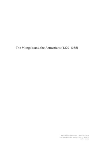 The Mongols and the Armenians (1220-1335)