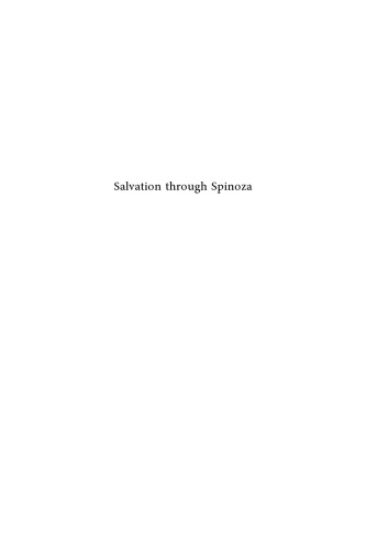 Salvation Through Spinoza: A Study of Jewish Culture in Weimar Germany