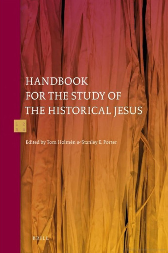 Handbook for the Study of the Historical Jesus