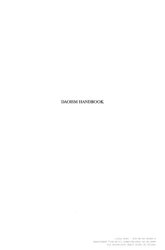Daoism Handbook