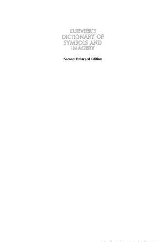 Elsevier's Dictionary of Symbols and Imagery