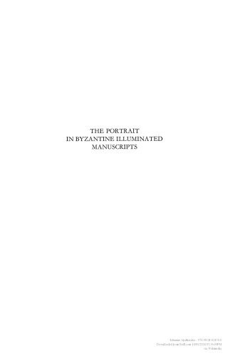 The Portrait in Byzantine Illuminated Manuscripts