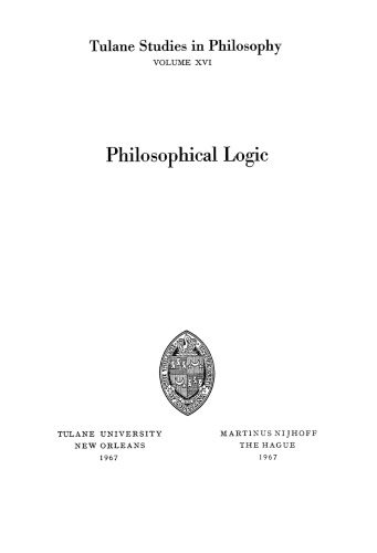 Philosophical Logic