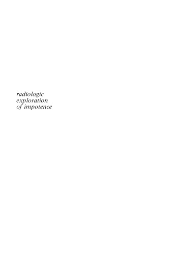 Radiologic Exploration of Impotence
