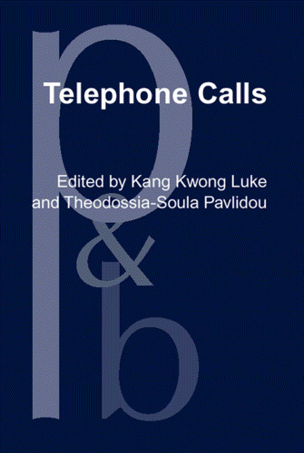 Telephone Calls: Unity and Diversity in Conversational Structure Across Languages and Cultures