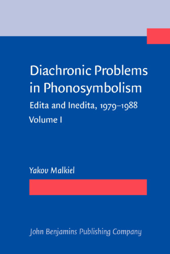 Diachronic problems in phonosymbolism