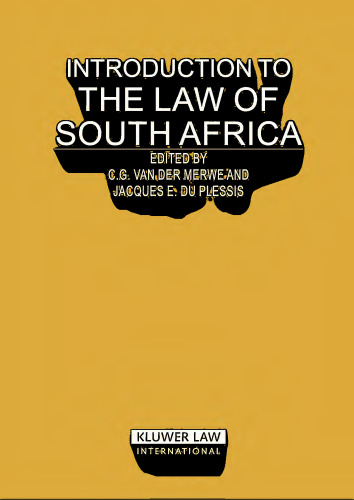 Introduction to the law of South Africa