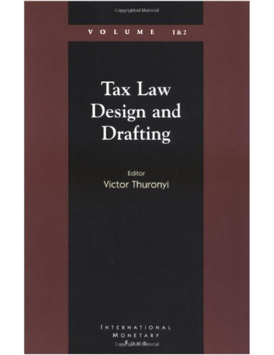 Tax Law Design & Drafting