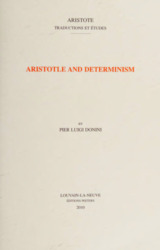 Aristotle and Determinism