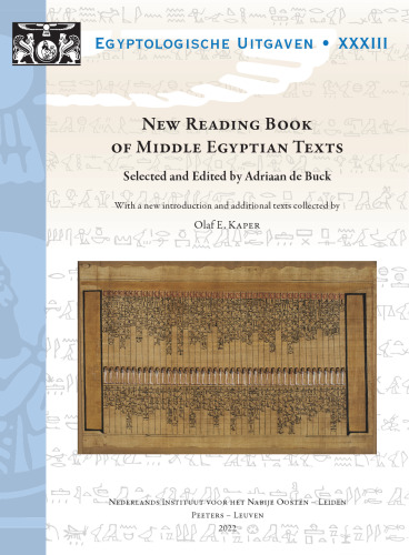New Reading Book of Middle Egyptian Texts