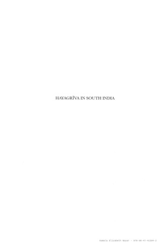 Hayagrīva in South India