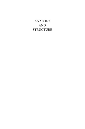 Analogy and Structure