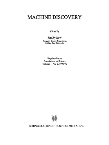 Machine Discovery