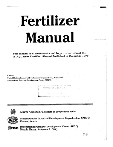 Fertilizer manual