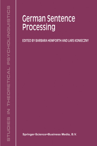 German Sentence Processing