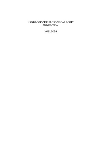 Handbook of Philosophical Logic