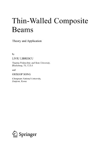 Thin-Walled Composite Beams. Theory and Application