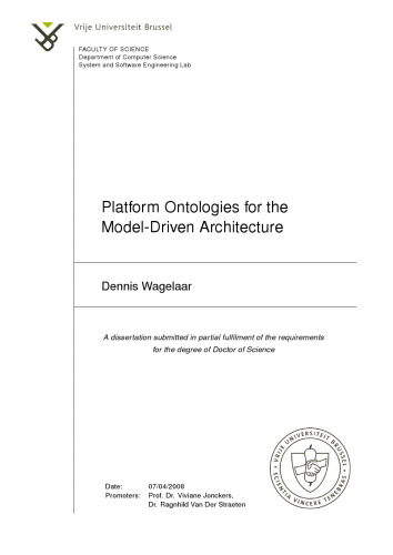 Platform Ontologies for the Model-Driven Architecture
