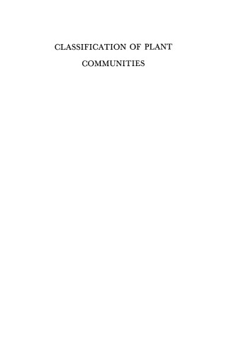 Classification of Plant Communities