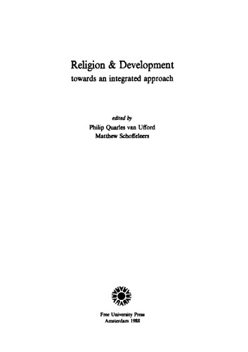 Religion and development : towards an integrated approach