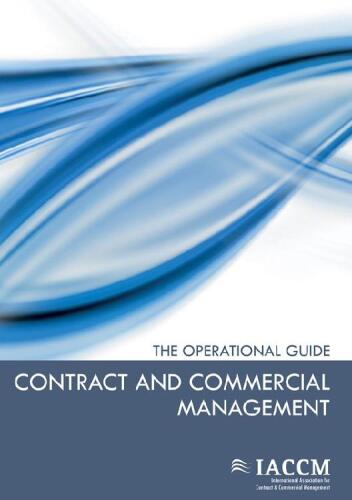 Contract and Commercial Management: The Operational Guide
