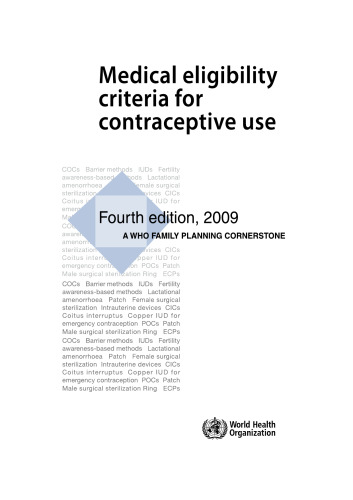 Medical Eligibility Criteria for Contraceptive Use