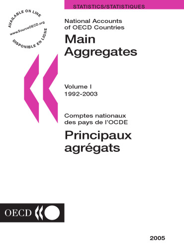 Main aggregates, 1992-2003 = Principaux agrégats, 1992-2003.