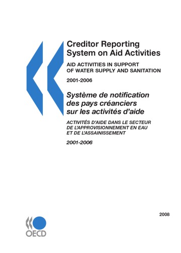 Aid activities in support of water supply and sanitation 2001-2006