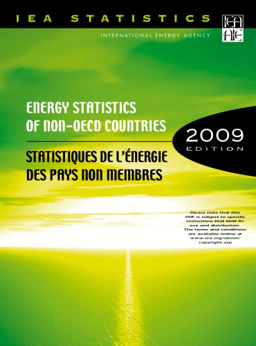 Energy Statistics of Non-OECD Countries 2009 : 2006-2007.