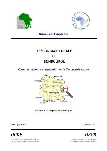 Écoloc - Gérer l’économie localement en Afrique - Evaluation et prospective / Etudes L’économie locale de Bondoukou - Comptes économiques.