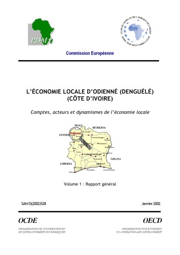 L’économie locale d’Odienné (Denguélé) - Volume 1