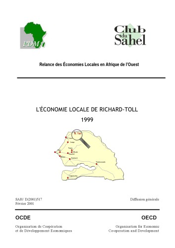Écoloc - Gérer l’économie localement en Afrique - Evaluation et prospective / Etudes L’économie locale de Richard Toll, 1999.