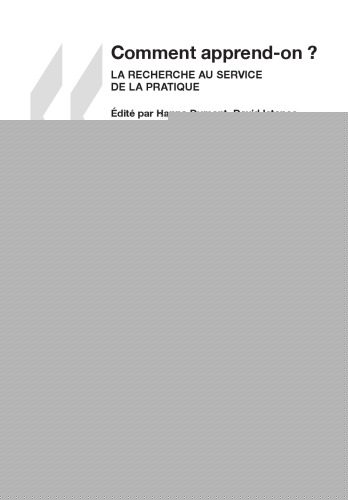 Comment apprend-on ? LA RECHERCHE AU SERVICE DE LA PRATIQUE
