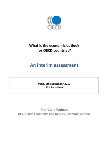 An interim assessment : what is the economic outlook for OECD countries?