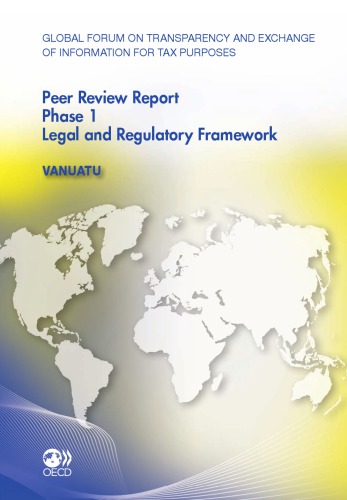 peer reviews : Vanuatu 2011 ; phase 1 ; October 2011