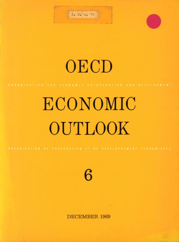 OECD economic outlook. 6.