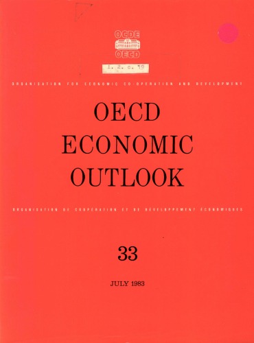 OECD economic outlook. 33.