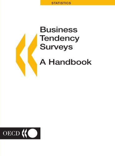 Business tendency surveys : a handbook.